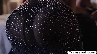 Latina Ts fucks the ass be useful to her day